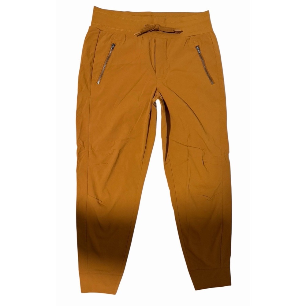 Athleta Trekkie North Jogger Pants Rust Orange Travel Commute Athleisure Size 6